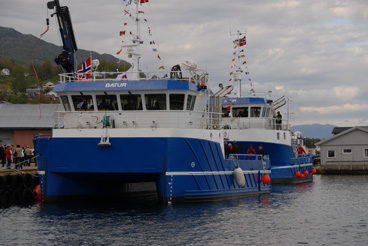 STOR INVESTERING: «Batur» og «Jolnir» er dei nyaste båtane i Alsaker-flåten. Investeringa for begge båtane er på 30 millionar kroner.
